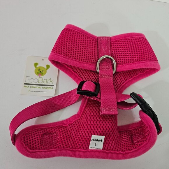 EcoBark Max Comfort Harness Pink S Breathable No-Choke Dogs Adjustable Fit《839》M - Picture 4 of 4